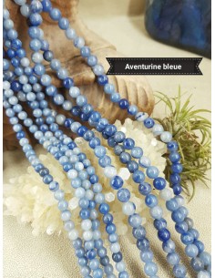 FIl d'Aventurine Bleue