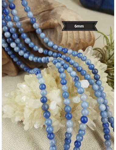 FIl d'Aventurine Bleue