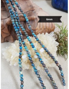 Fil de Jaspe Océan Bleue en... 2