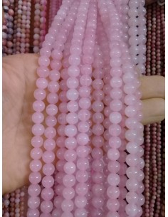 Fil de Quartz Rose du Brésil