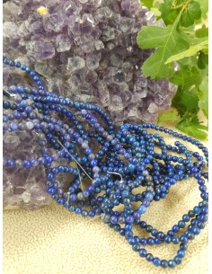 Fil de Lapis-Lazuli 3mm