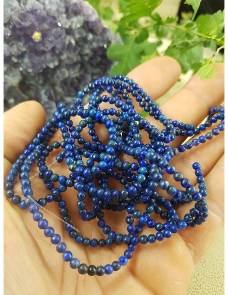 Fil de Lapis-Lazuli 3mm
