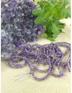 Fil d'Améthyste du Brésil 3mm