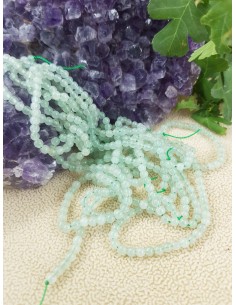 Fil d'Aventurine Verte 3mm