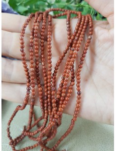 Fil de Jaspe Rouge 3mm 2