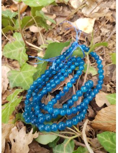 Rare Fil d'Apatite bleue...