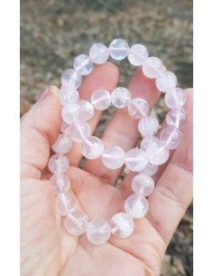 Bracelet de Quartz Rose...
