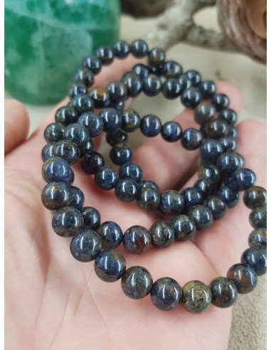 Rare! Bracelet de Pietersite Bleue...