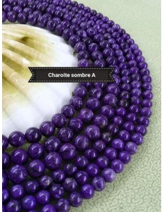 Fil de Charoïte sombre