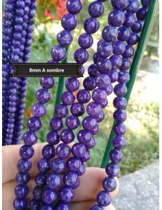 Fil de Charoïte sombre 2