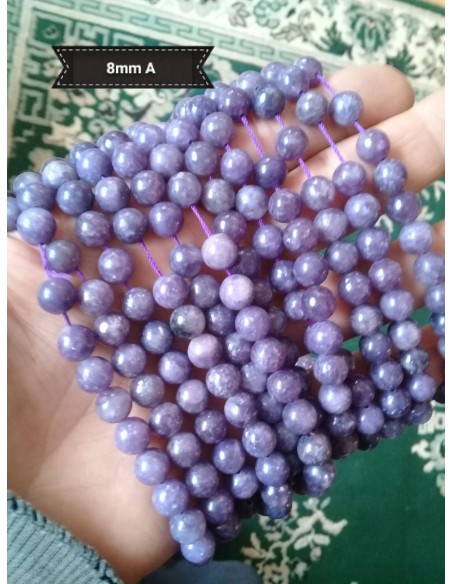 Fil de Lépidolite Extra A