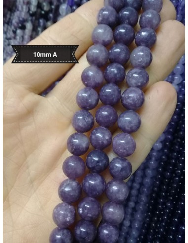 Fil de Lépidolite Extra A