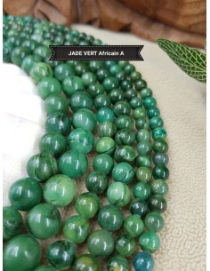Fil de Jade Vert Africain...