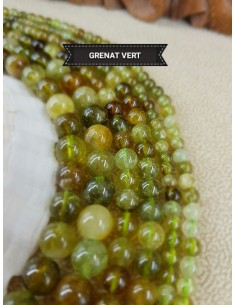 Fil de Grenat Tsavorite (vert)