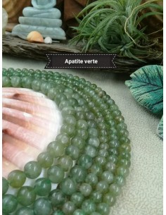 Fil d'Apatite Verte 6 ou...