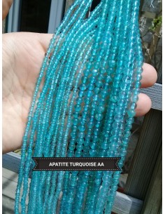 Fil d'Apatite Turquoise AA