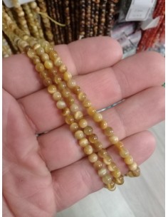 Fil d'Oeil de Tigre Dorée