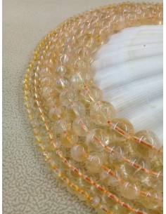 Fil de Citrine naturelle...