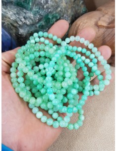 Fil de Chrysoprase Unie...