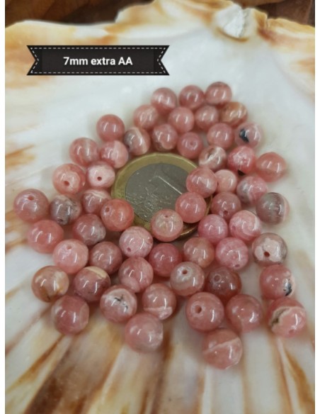 Fil de Rhodochrosite d'Argentine Extra AA