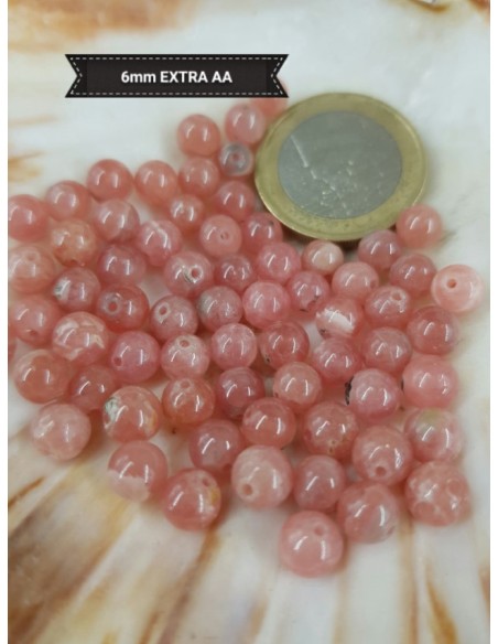 Fil de Rhodochrosite d'Argentine Extra AA