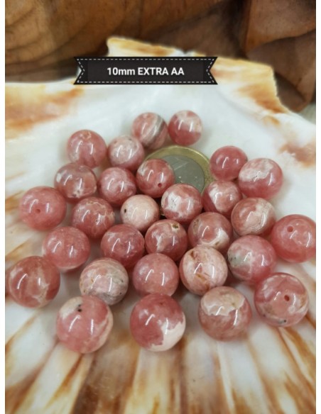 Fil de Rhodochrosite d'Argentine Extra AA