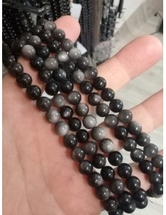 Fil d'Obsidienne Argentée A