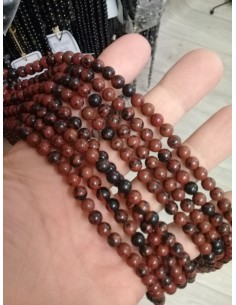 Fil d'Obsidienne Acajou...